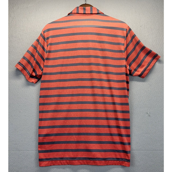 Under Armour Shirt Mens M Playoff Polo SC Logo Striped Performance Collared Golf - Picture 7 of 12